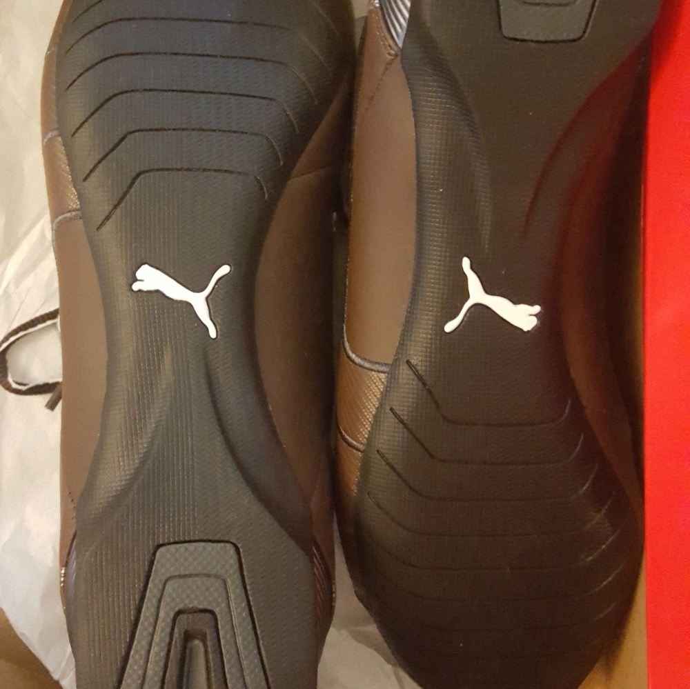 Puma men's brown 7 1/2 shoe - Picture 2 of 3